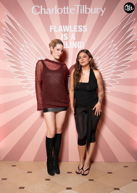 Gigi Goode, Louane Emera au photocall du dîner intimiste organisé par Charlotte Tilbury dans le cadre de l'événement AFF à Paris, France, le 15 septembre 2026. © Pierrick Rocher/BFA.com/Backgrid/Bestimage