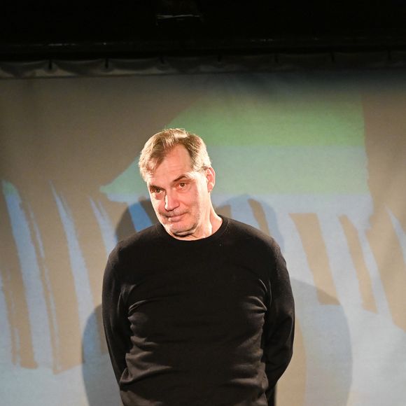 Exclusif - Samuel Labarthe lors du filage de la pièce "L'Usage du monde" au théâtre de Poche-Montparnasse à Paris, France, le 4 janvier 2023. © Coadic Guirec/bestimage