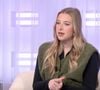 Helena Bailly sur le plateau de "Clique" ce mercredi 23 avril 2025. (Capture d'écran).