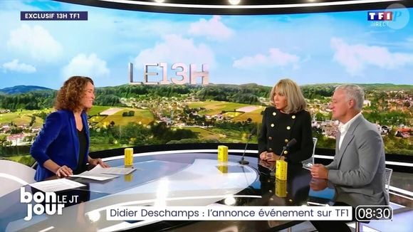 Même Brigitte Macron était choquée
Marie-Sophie Lacarrau dévoile les coulisses de la révélation de Didier Deschamps, dans "Bonjour", le 8 janvier 2025, sur TF1