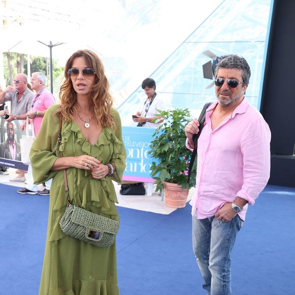 Ingrid Chauvin et son mari Philippe Warrin - Photocall de "Demain nous appartient" (DNA) lors du 64ème Festival de Télévision de Monte Carlo au Grimaldi Forum de Monaco le 14 juin 2025.
© Denis Guignebourg / Bestimage