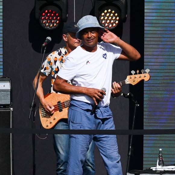 Yannick Noah en concert lors des championnats du monde de Para Athlétisme PARIS'23, le 14 juillet 2023. JB Autissier / Panoramic / Bestimage