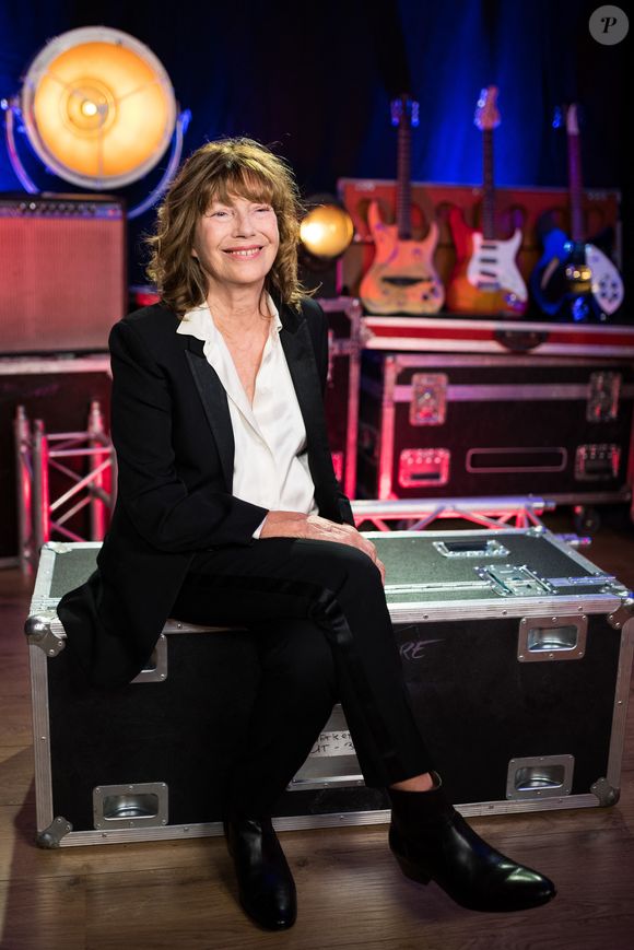Exclusif - Jane Birkin - Backstage de l'enregistrement de l'émission "300 Choeurs chantent pour les Fêtes", qui sera diffusée le 24 décembre sur France 3, à Paris. Le 14 septembre 2020 © Tiziano Da Silva / Bestimage