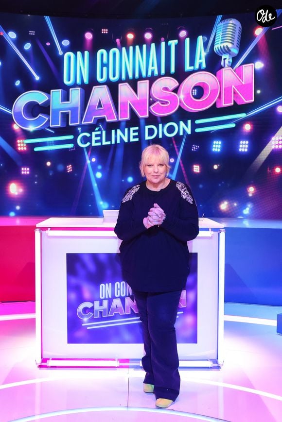 Laurence Boccolini lors de l'enregistrement de l’émission "On Connait La Chanson Céline Dion", présentée par L.Boccolini et diffusée le 1er septembre sur W9, à Paris, France, le 2 juillet 2026. © Jack Tribeca/Bestimage