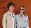 Ensemble, ils ont donné naissance à trois enfants : Yasmine (27 ans), Roman (18 ans) et Milo (15 ans)
Sarah Poniatowski (Lavoine) et son fils Roman - Les célébrités au village lors des Internationaux de France de Tennis de Roland Garros le 1er juin 2025. © Dominique Jacovides / Bestimage