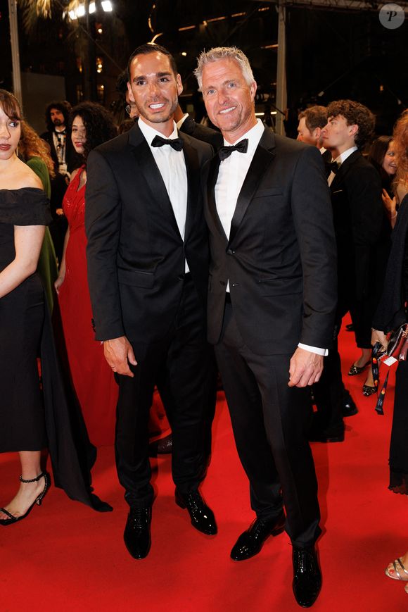 Ralf Schumacher et son compagnon Étienne Bousquet-Cassagne - Montée des marches du film " Alpha " lors du 78ème Festival International du Film de Cannes, au Palais des Festivals à Cannes. Le 19 mai 2025
© Jacovides-Moreau / Bestimage