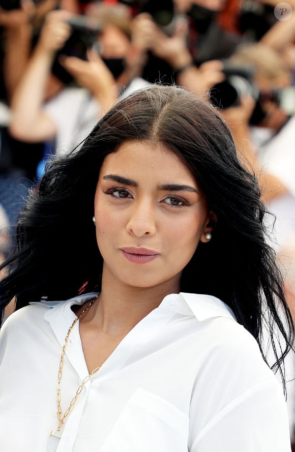 Kenza Fortas au photocall du film Bac Nord (Hors compétition) lors du 74ème festival international du film de Cannes le 13 juillet 2021 © Borde / Jacovides / Moreau / Bestimage