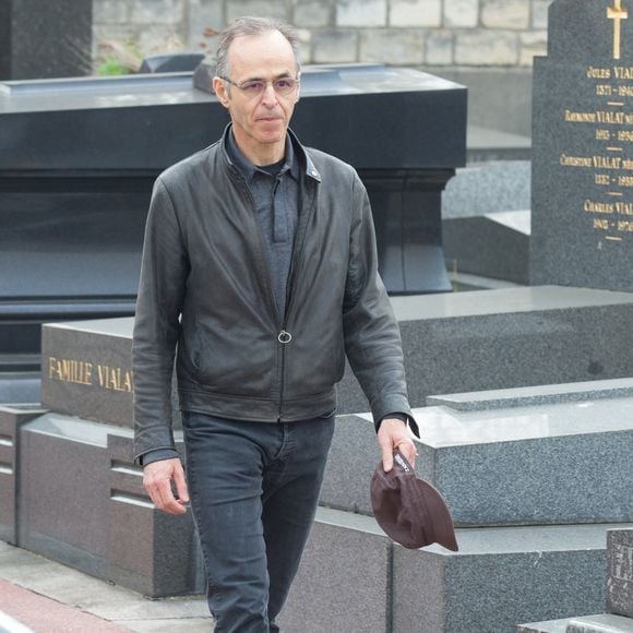 Jean-Jacques Goldman lors des obseques de Veronique Colucci au cimetière de Montrouge, Paris, France le 12 avril 2018. Photo ABACAPRESS.COM