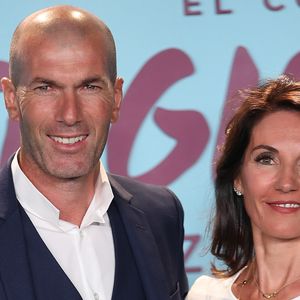 Zinedine Zidane et sa femme Véronique - Première du documentaire "Le coeur de Sergio Ramos" à Madrid le 10 septembre 2019