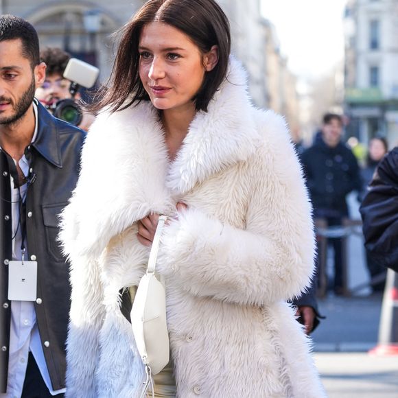 Adele Exarchopoulos attends the Courrèges Womenswear Fall/Winter 2025-2026 show as part of Paris Fashion Week on March 05, 2025 in Paris, France. © Photo by Lucia Sabatelli