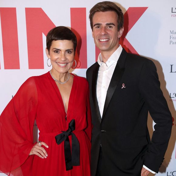 Cristina Cordula "Marraine de la soirée" et Jean-Baptiste Marteau (animateur de la soirée) - 13ème édition du "Dîner de Gala de LINK pour AIDES" au Pavillon Gabriel à Paris, France, le 4 Décembre 2023. © Bertrand Rindoff / Bestimage