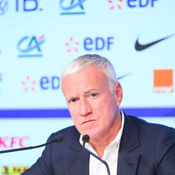 « On connaît tous les adversaires. Si vous savez qui débutera demain chez les Croates, ça m’intéresse » , a-t-il déclaré...

Didier DESCHAMPS, entraîneur de l'équipe de France lors de la conférence de presse à la Fédération Française de Football le 13 mars 2025 à Paris, France. Photo by Emilian Baldow/Icon Sport/ABACAPRESS.COM
