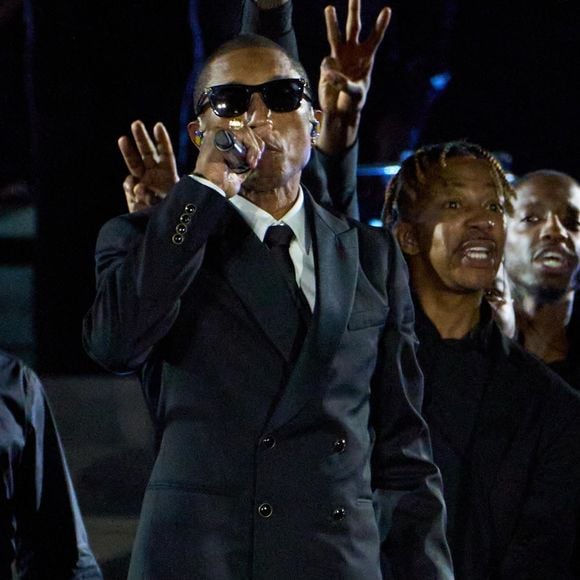Pharrell Williams à la soirée concert "Grace for the World" au Vatican le 13 septembre 2025 ; un concert unique sur la place Saint-Pierre. Backgrid UK/ Bestimage