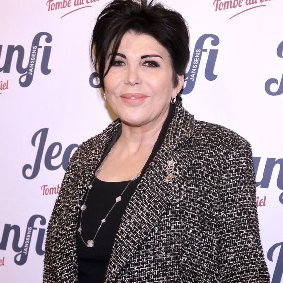 Liane Foly à la 150 ème du spectacle "Tombé du ciel" de Jeanfi Janssens à la Comédie des Champs Elysées à Paris le 13 février 2025. Spectacle suivi d'une réception Restaurant Manko.

© Cédric Perrin / Bestimage