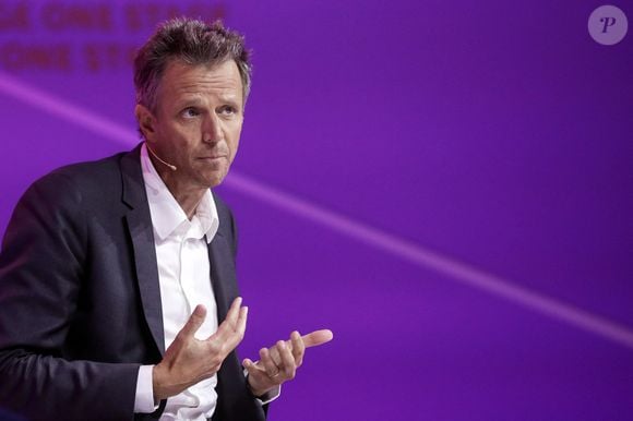 Arthur Sadoun durant un débat au salon Viva Technology (VivaTech 2023) au Paris Expo Porte de Versailles à Paris, France, le 15 juin 2023. © Stéphane Lemouton/Bestimage