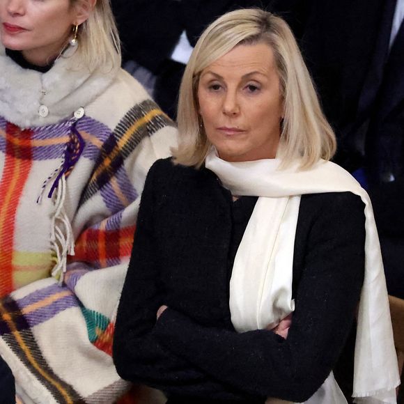 Laurence Ferrari assistant à la cérémonie de réouverture de la cathédrale Notre-Dame de Paris, le 7 décembre 2024. Photo par Dominique Jacovides/Pool/ABACAPRESS.COM