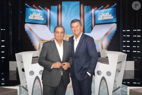 Exclusif - Laurent Fontaine, Pascal Bataille - Enregistrement de l'émission "Y'a que la vérité qui compte", présentée par L.Fontaine et P.Bataille, et diffusée sur C8 à partir du 12 octobre
© Jack Tribeca / Bestimage