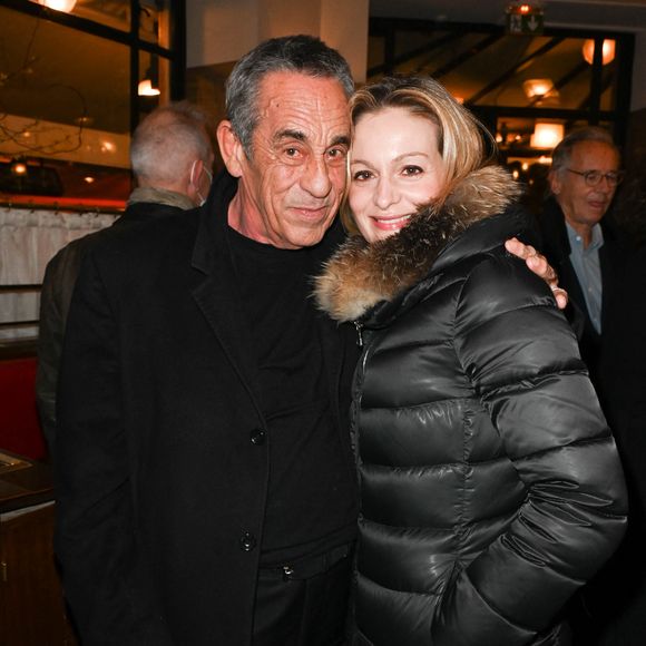 Thierry Ardisson et sa femme Audrey Crespo-Mara - Lancement du numéro 75 de la revue littéraire "La règle du jeu", avec pour thème "Comment lisez-vous ?", au Café de Flore à Paris. Le 16 février 2022
© Coadic Guirec / Bestimage