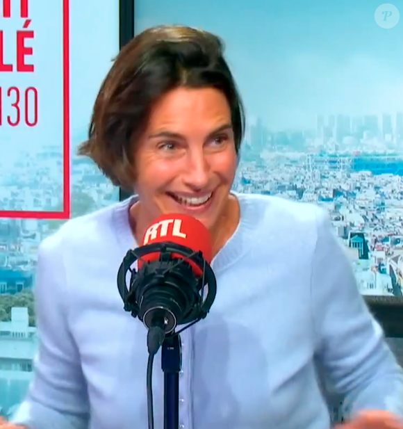 Alessandra Sublet, sur RTL le samedi 24 janvier.
