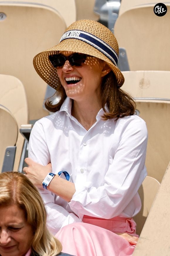 Natalie Portman en tribunes lors de la finale messieurs des Internationaux de France de Tennis de Roland Garros 2025, à Paris, France, le 8 juin 2025. 

© Cyril Moreau/Bestimage