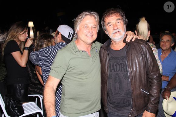 David Charvet, Olivier Marchal - 7ème édition du Trophée de la Pétanque Gastronomique au Paris Yacht Marina à Paris le 27 juin 2019. © Philippe Baldini/Bestimage