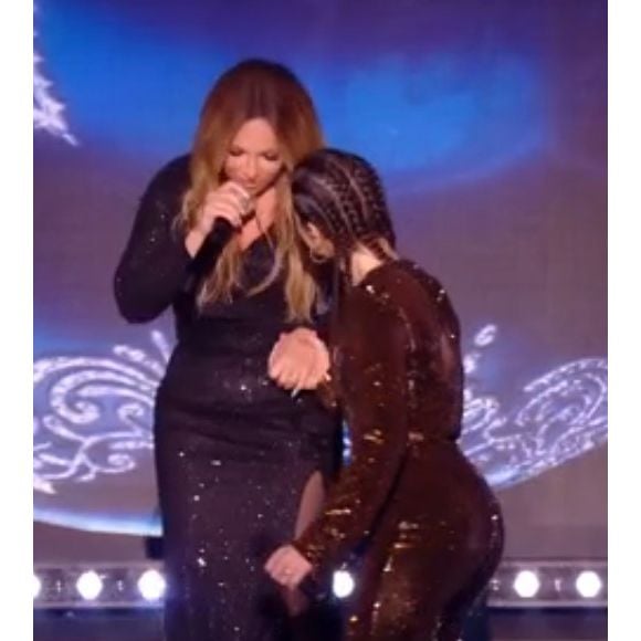 Voici comment elle avait réagi en direct juste après l'incident

Helene Ségara sur le plateau de la Star Academy. TF1