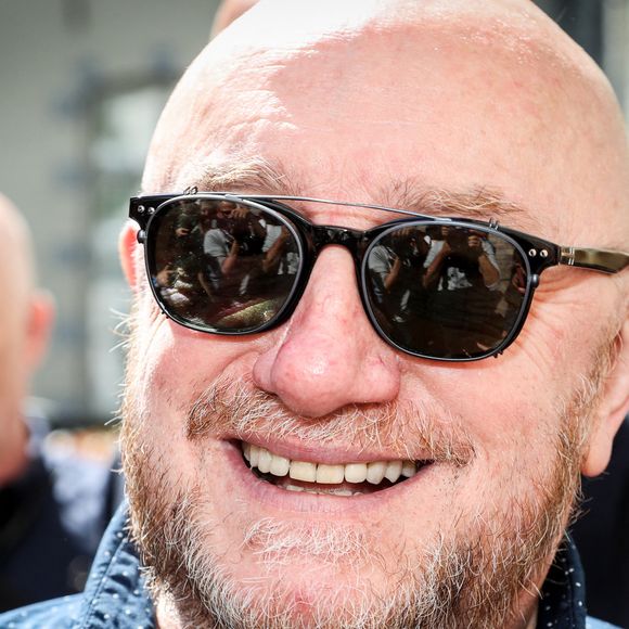 L'acteur français Michel Blanc est l'invité d'honneur de la Ducasse de Mons. Il assiste aux festivités en compagnie du bourgmestre de la ville, Elio Di Rupo. Mons, Belgique, le 11 juin 2017. Photo AV PRESS.COM