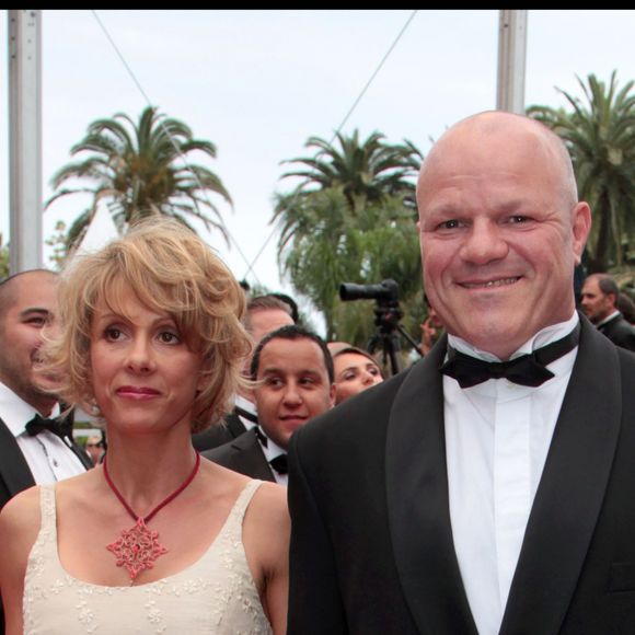 Philippe Etchebest et sa femme Dominique au Festival de Cannes. © JACOVIDES-BORDE-MOREAU / BESTIMAGE