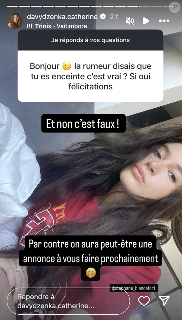 "Et non, c'est faux !", a-t-elle répondu à un internaute sans détour. 

Catherine Davydzenka (Ici tout commence) répond aux questions des internautes.