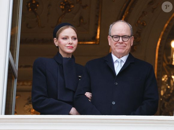 Le prince Albert II de Monaco et la princesse Charlene ont assisté à la procession, depuis le Palais Princier, dans le cadre des célébrations de la Sainte-Dévote à Monaco, le 27 janvier 2026. © Claudia Albuquerque/Bestimage