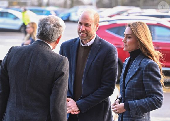 Le prince William, prince de Galles, et Catherine (Kate) Middleton, princesse de Galles, arrivent pour visiter l'Académie nationale de curling à Stirling, Royaume Uni, le 20 janvier 2026. Cover Images via ZUMA Press / Bestimage/Bestimage