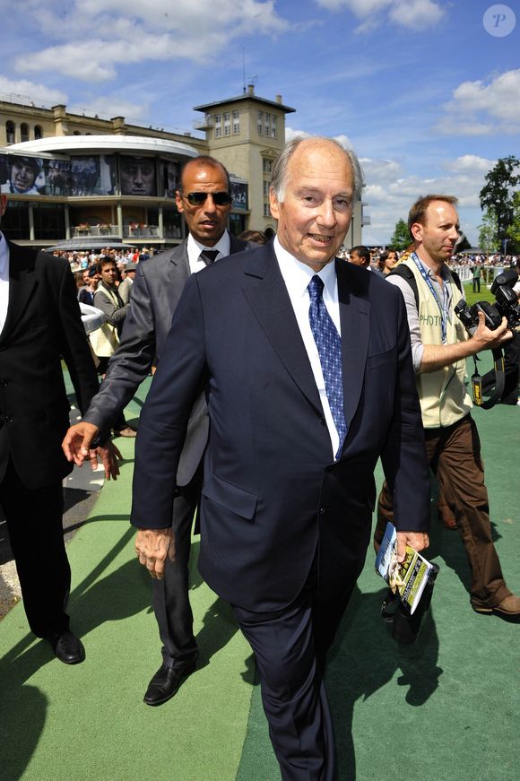 L'Aga Khan lors du prix Diane de Longines en 2012 à Chantilly
 ©AGENCE / BESTIMAGE