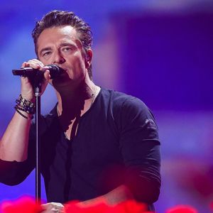 Le chanteur David Hallyday se produit sur scène lors de la cérémonie de clôture de la 31e édition de l'événement caritatif 'Televie' des chaînes de télévision RTL-TVi, samedi 27 avril 2019 à La Louvière. © ABACA