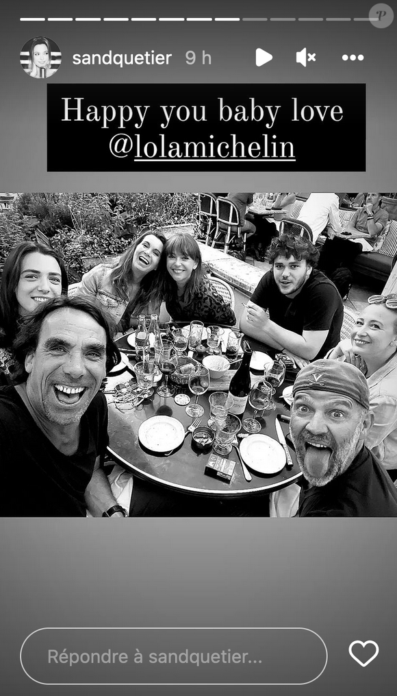 Sandrine Quétier fête l'anniversaire de sa fille Lola avec son ex Fabrice Michelin - Instagram