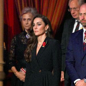 Kate Middelton et le prince William au festival annuel du souvenir de la Royal British Legion au Royal Albert Hall à Londres, Royaume-Uni, le samedi 9 novembre 2024. Photo by Chris J. Ratcliffe/PA Wire/ABACAPRESS.COM