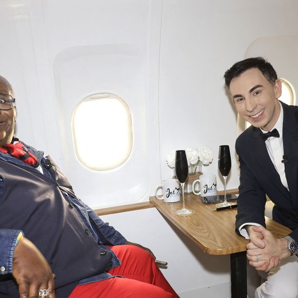 Exclusif - Jordan de Luxe reçoit Magloire dans son émission "Le jet de luxe", le 11 juin 2025. 
© Cédric Perrin / Bestimage