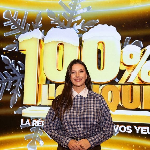 Exclusif - Camille Cerf lors de l'enregistrement de l'émission "100% Logique", présentée par C.Féraud et diffusée le 20 décembre 2025 sur France 2, à Saint Denis, France, le 25 novembre 2025. © Jeremy Melloul/Bestimage