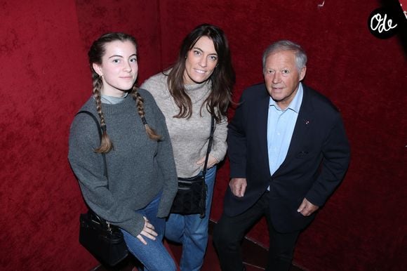 Exclusif - Georges Blanc (Chef Étoilé) avec Sally et leur fille Agathe - Célébrités au spectacle « Laurent Gerra se met à table ! », à savourer au Casino de Paris, à Paris, France, le 03 Janvier 2025. © Bertrand Rindoff/Bestimage