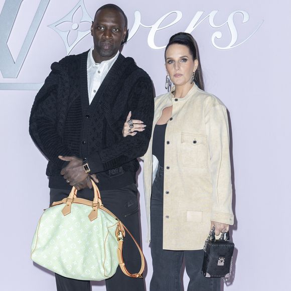 Omar Sy et Helene Sy - Photocall pour le défilé Louis Vuitton prêt à porter hommes Automne / hiver 2025 - 2026 lors de la fashion week à Paris le 21 2025. © Olivier Borde /Bestimage