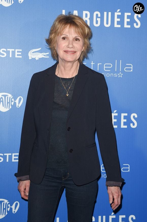 Miou-Miou à la première de "Larguées" au cinéma Gaumont Champs-Elysées Marignan à Paris, le 12 avril 2018. © Guirec Coadic/Bestimage