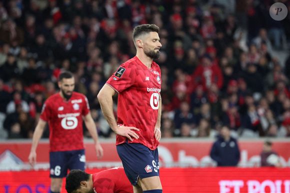 Olivier GIROUD (LOSC Lille) - Match LOSC Lille vs FC Nantes, Ligue 1 J24, Decathlon Arena stade Pierre Mauroy, le 1er mars 2026. © Laurent Sanson/PsnewZ/Bestimage