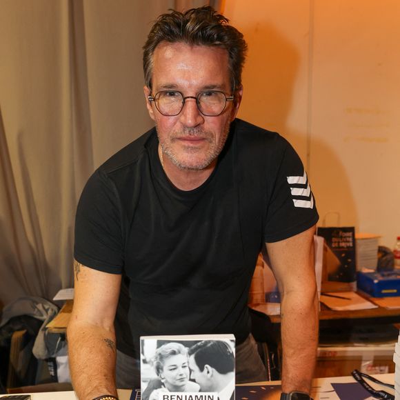 Benjamin Castaldi à la Halle Georges Brassens de Brive-la-Gaillarde, le 8 novembre 2024. Foire du Livre de Brive 2024. © Jean-Marc Lhomer / Bestimage