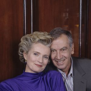 Archives - À Paris, à l'Hotel Plaza, rendez-vous avec Marie-Christine Barrault et son mari Roger Vadim. Le 18 novembre 1993.
© Bruno Schneider via Bestimage