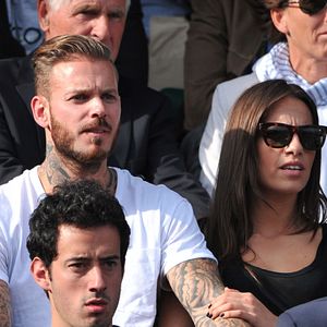 M. Pokora (Matt Pokora) et Scarlett assistent aux Internationaux de France de tennis de Roland Garros à Paris le 2 juin 2014. © Giancarlo Gorassini/Bestimage
