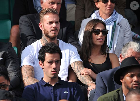 M. Pokora (Matt Pokora) et Scarlett assistent aux Internationaux de France de tennis de Roland Garros à Paris le 2 juin 2014. © Giancarlo Gorassini/Bestimage