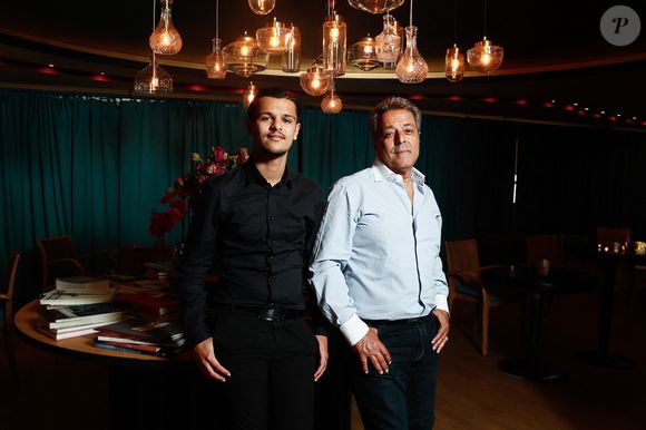 Exclusif - Rendez-vous avec Chico et son fils Mario au Palais des Congrès à Paris le 11 mai 2025. © Christophe Clovis / Bestimage