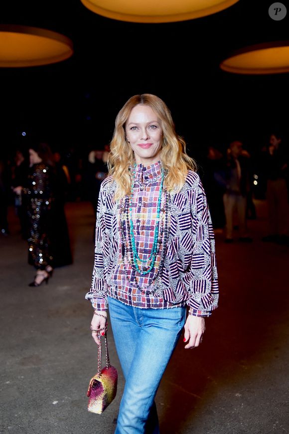 Vanessa Paradis, défilé Chanel Haute Couture Printemps Été 2023 dans le cadre de la Semaine de la Mode de Paris le 24 janvier 2023 à Paris, France. Photo by Franck Castel/ABACAPRESS.COM