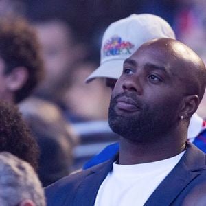 Teddy Riner - Les joueurs du PSG célèbrent leur titre de Champion d'Europe au Parc Des Princes à Paris, le 1er juin 2025.
© Cyril Moreau/Bestimage