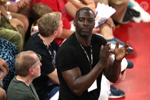 Omar Sy - Célébrités assistent à la victoire de Monaco qui a remporté le match 4 de la finale de Betclic Élite face à Paris (80-74), Monaco le 22 juin 2025. © Stephane Pillaud / PsnewZ / Bestimage