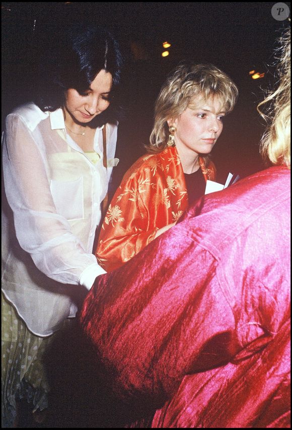 Corinne, la compagne de Daniel, avec France Gall.
